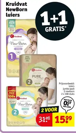 Kruidvat Kruidvat NewBorn luiers aanbieding