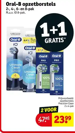 Kruidvat Oral-B opzetborstels aanbieding