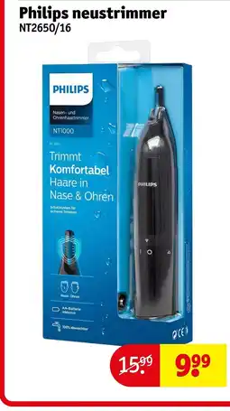 Kruidvat Philips neustrimmer aanbieding