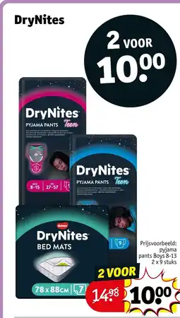 Kruidvat DryNites aanbieding