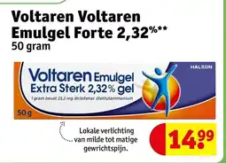 Kruidvat Voltaren Emulgel Extra Sterk 2,32% gel aanbieding