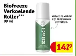 Kruidvat Biofreeze Verkoelende Roller aanbieding