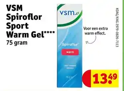 Kruidvat Vsm Spiroflor Sport Warm Gel aanbieding