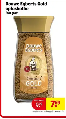 Kruidvat Douwe Egberts Gold oploskoffie aanbieding