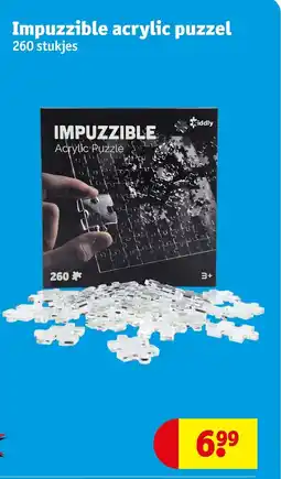 Kruidvat Impuzzible acrylic puzzel aanbieding