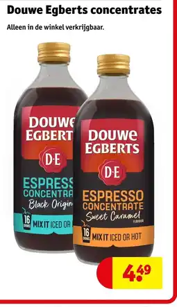 Kruidvat Douwe Egberts espresso concentrate aanbieding