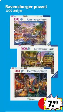 Kruidvat Ravensburger puzzel aanbieding
