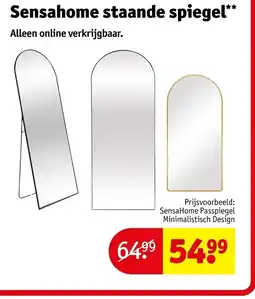 Kruidvat Sensahome staande spiegel aanbieding