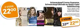 Trekpleister Schwarzkopf creme supreme, schwarzkopf blonde en syoss color haarkleurung aanbieding