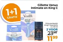 Trekpleister Gillette venus intimate en king c aanbieding