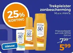 Trekpleister Trekpleister zonbescherming aanbieding