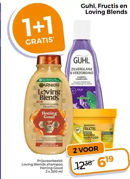 Trekpleister Guhl, fructis en loving blends aanbieding