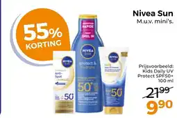 Trekpleister Nivea sun aanbieding