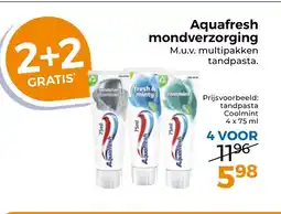 Trekpleister Aquafresh mondverzorging aanbieding