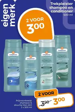 Trekpleister Trekpleister shampoo en conditioner aanbieding