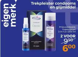Trekpleister Trekpleister condooms eigen merk aanbieding
