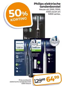 Trekpleister Philips elektrische tandenborstel aanbieding