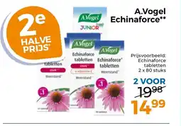 Trekpleister A.Vogel Echinaforce aanbieding
