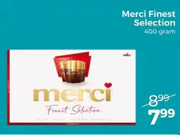 Trekpleister Merci finest selection aanbieding