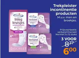 Trekpleister Trekpleister incontinentie producten aanbieding
