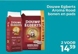 Trekpleister Douwe egberts aroma rood bonen en pads aanbieding