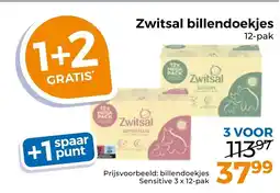 Trekpleister Zwitsal billendoekjes aanbieding