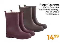 Trekpleister Regenlaarzen aanbieding