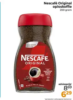 Trekpleister Nescafé original oploskoffie aanbieding