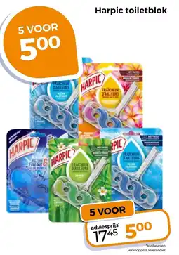 Trekpleister Harpic toiletblok aanbieding