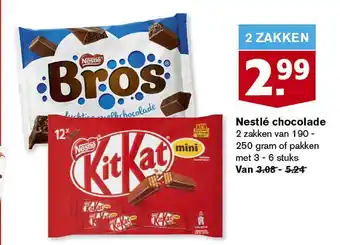 Hoogvliet Nestlé chocolade aanbieding