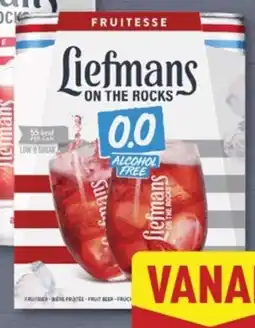 ALDI Liefmans on the Rocks Fruitesse 0.0 aanbieding