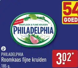 ALDI Philadelphia Roomkaas Fijne Kruiden aanbieding