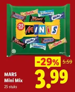 Lidl Mars Mini Mix aanbieding