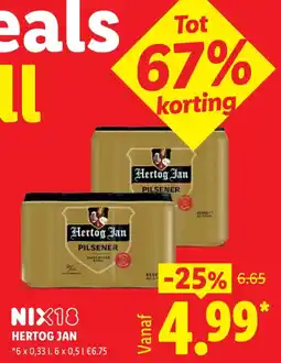 Lidl Hertog Jan aanbieding