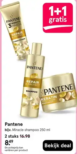 Etos Pantene Miracle shampoo 250 ml aanbieding