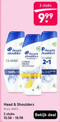 Etos head & shoulders aanbieding