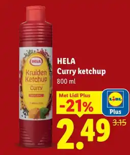 Lidl Hela Kruiden Ketchup aanbieding