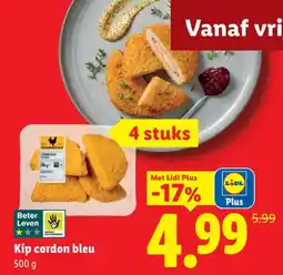 Lidl Kip cordon bleu aanbieding