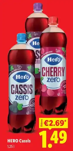 Lidl Hero Cassis aanbieding