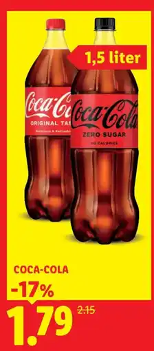 Lidl Coca-Cola aanbieding