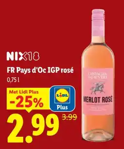 Lidl Nix18 Merlot Rosé aanbieding