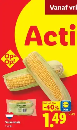 Lidl Suikermais aanbieding