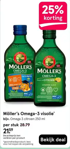 Etos Möller's Omega-3 visolie aanbieding