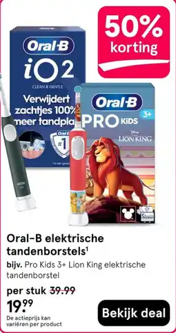 Etos Oral-B elektrische tandenborstels aanbieding