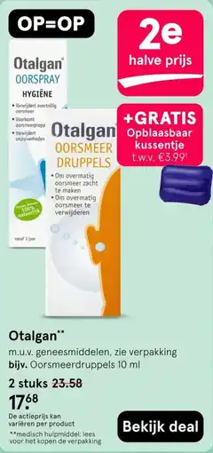 Etos Otalgan Oorsmeerdruppels aanbieding