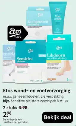 Etos Etos Sensitive pleisters combipak aanbieding