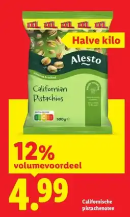 Lidl Alesto Californian Pistachios aanbieding