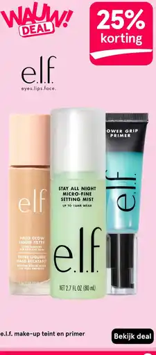 Etos e.l.f. make-up teint en primer aanbieding