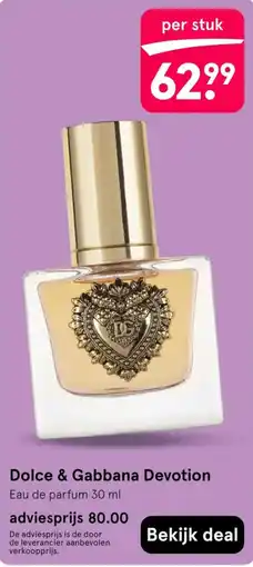 Etos Dolce & Gabbana Devotion aanbieding