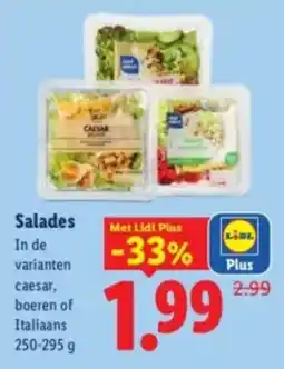 Lidl Salades aanbieding